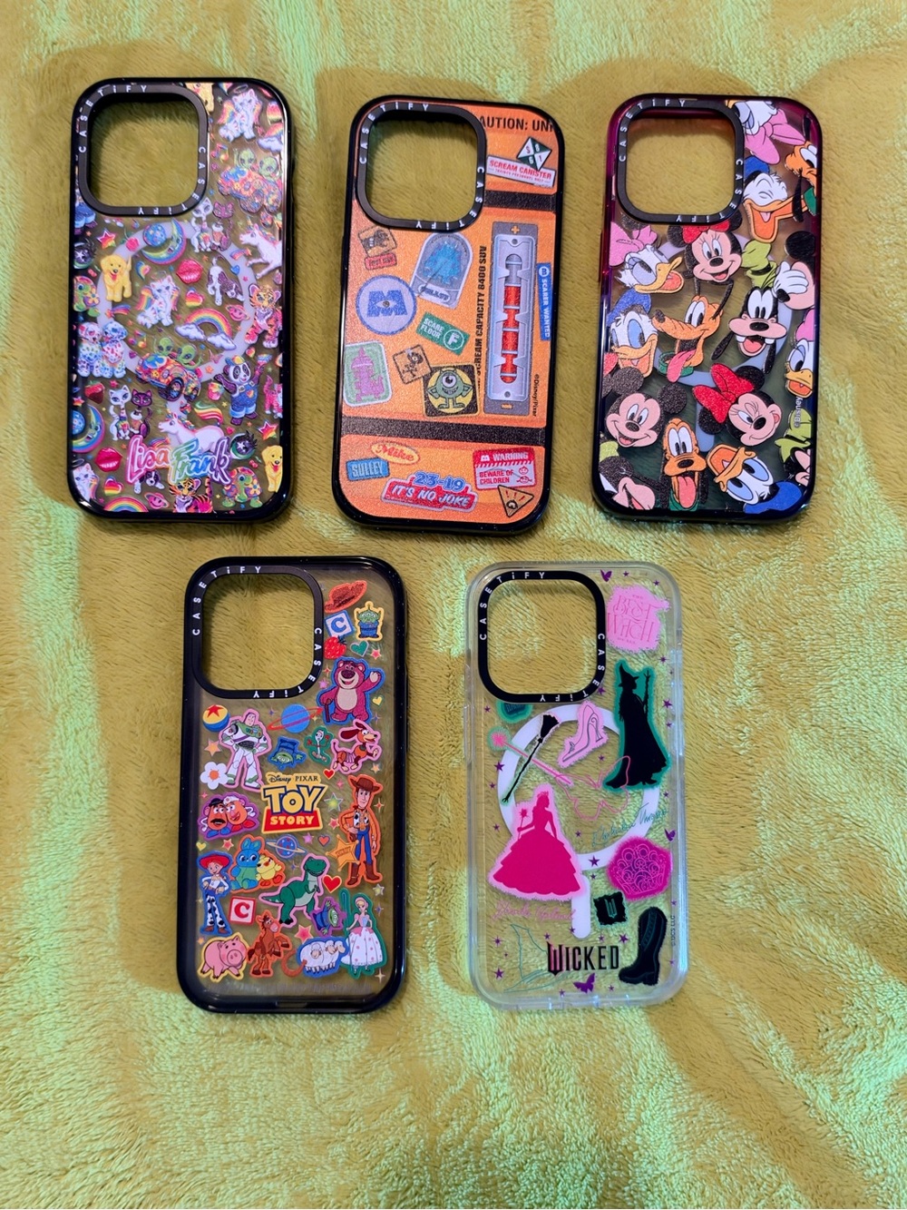 Assorted Casetify IPhone 15 Pro Cases